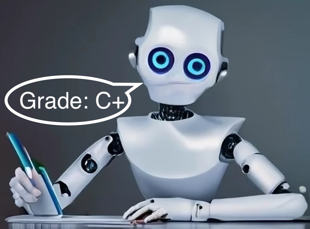 Hey, Gemini AI, provide a performance assessment for Homo Sapiens (C+ ouch)